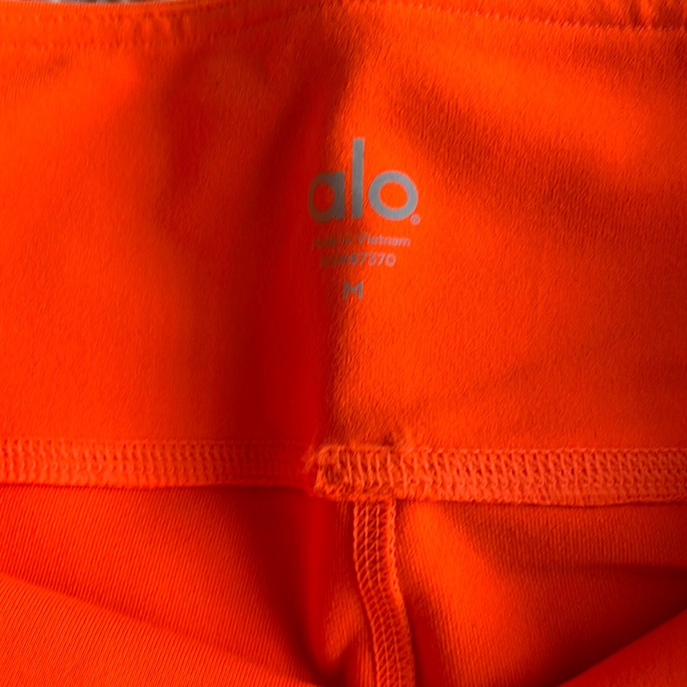 ALO Yoga Neon Orange Leggings